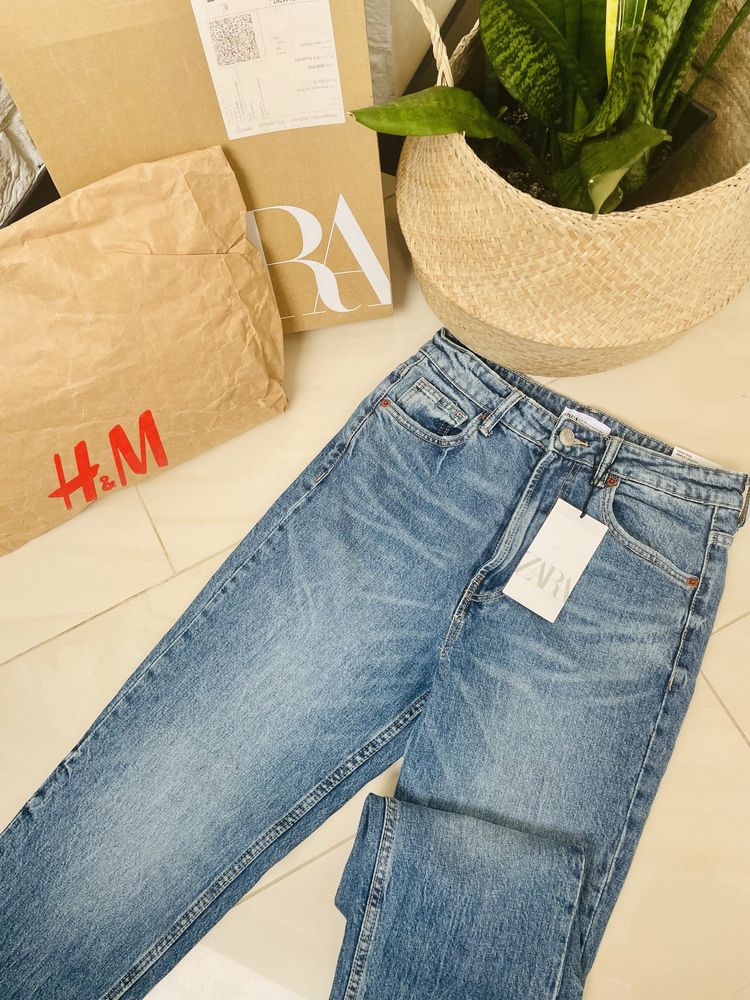 Круті джинси Mom fit від Zara, mango, hm, 34,36,38,40 р