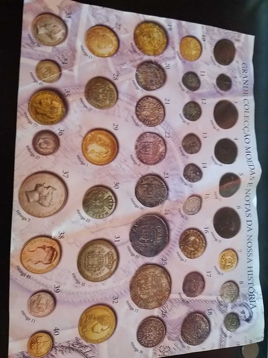 Grande Coleção de Moedas da Nossa Historia
