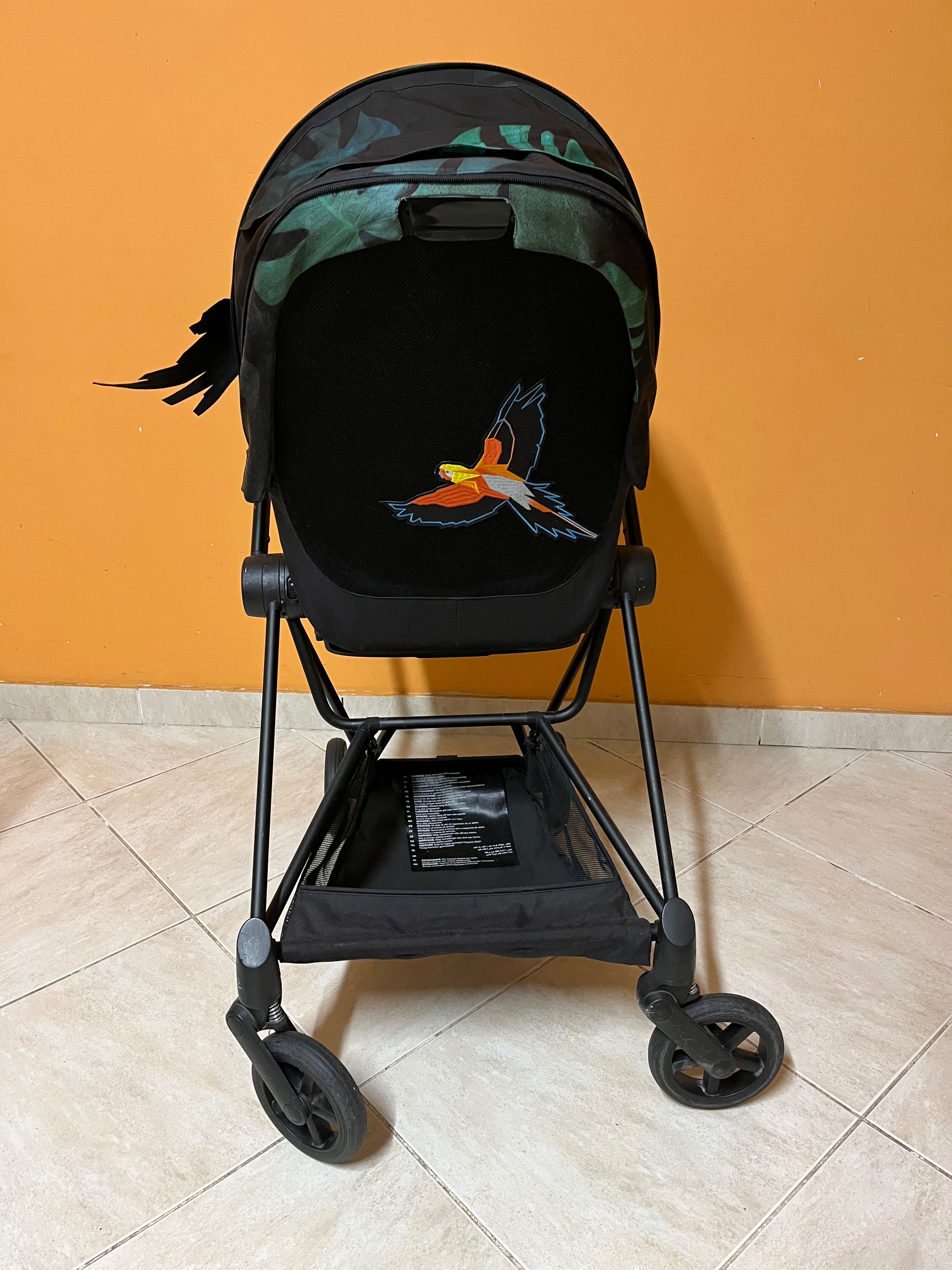 Carrinho cybex edição limitada birds of paradise