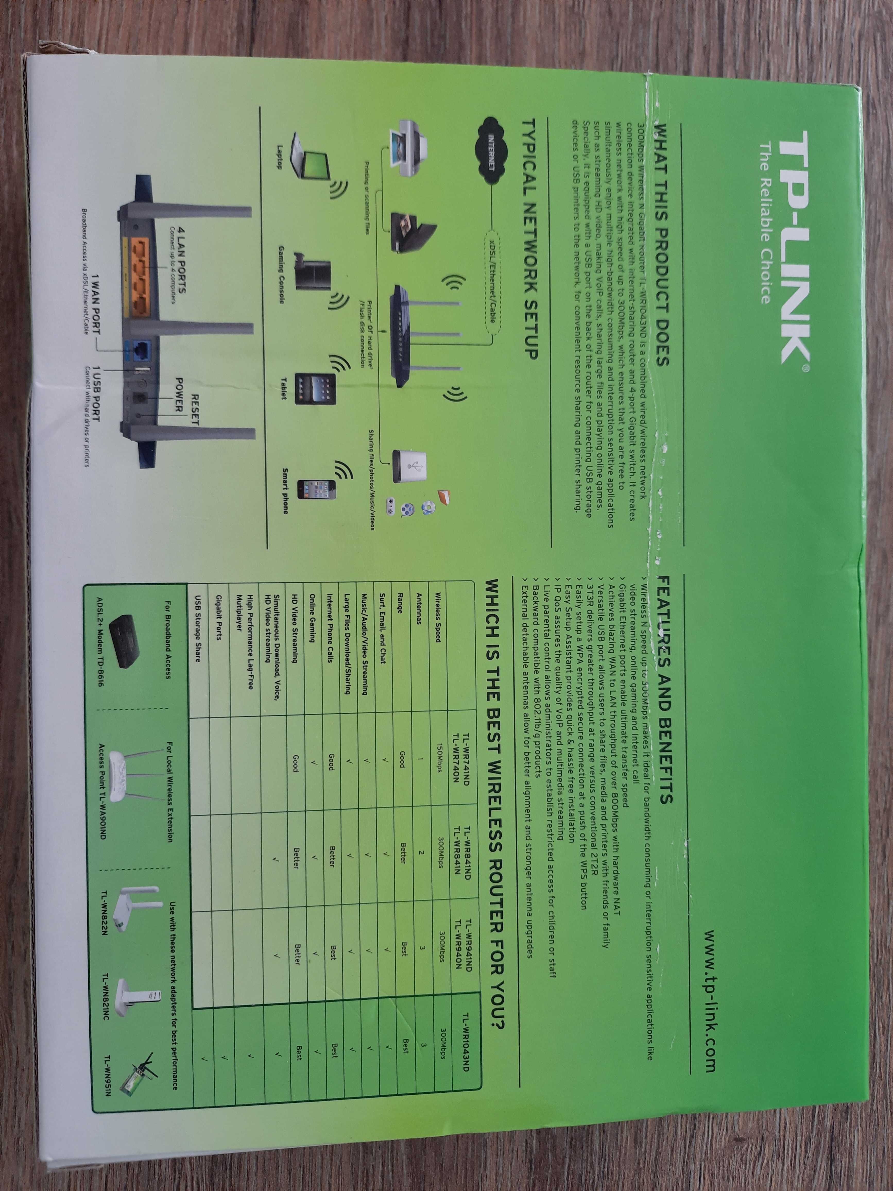 Router TP-LINK granatowy