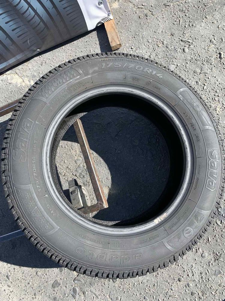 Шини 175/70 R14 пара Sava 2021p всесезон 7,8мм