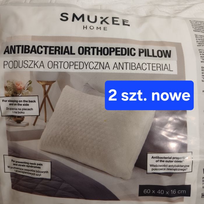 Poduszka ortopedyczna nowa 2 szt. Smukee