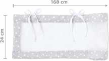 Ochraniacz do łóżeczka Babybay 24 cm x 168 cm
