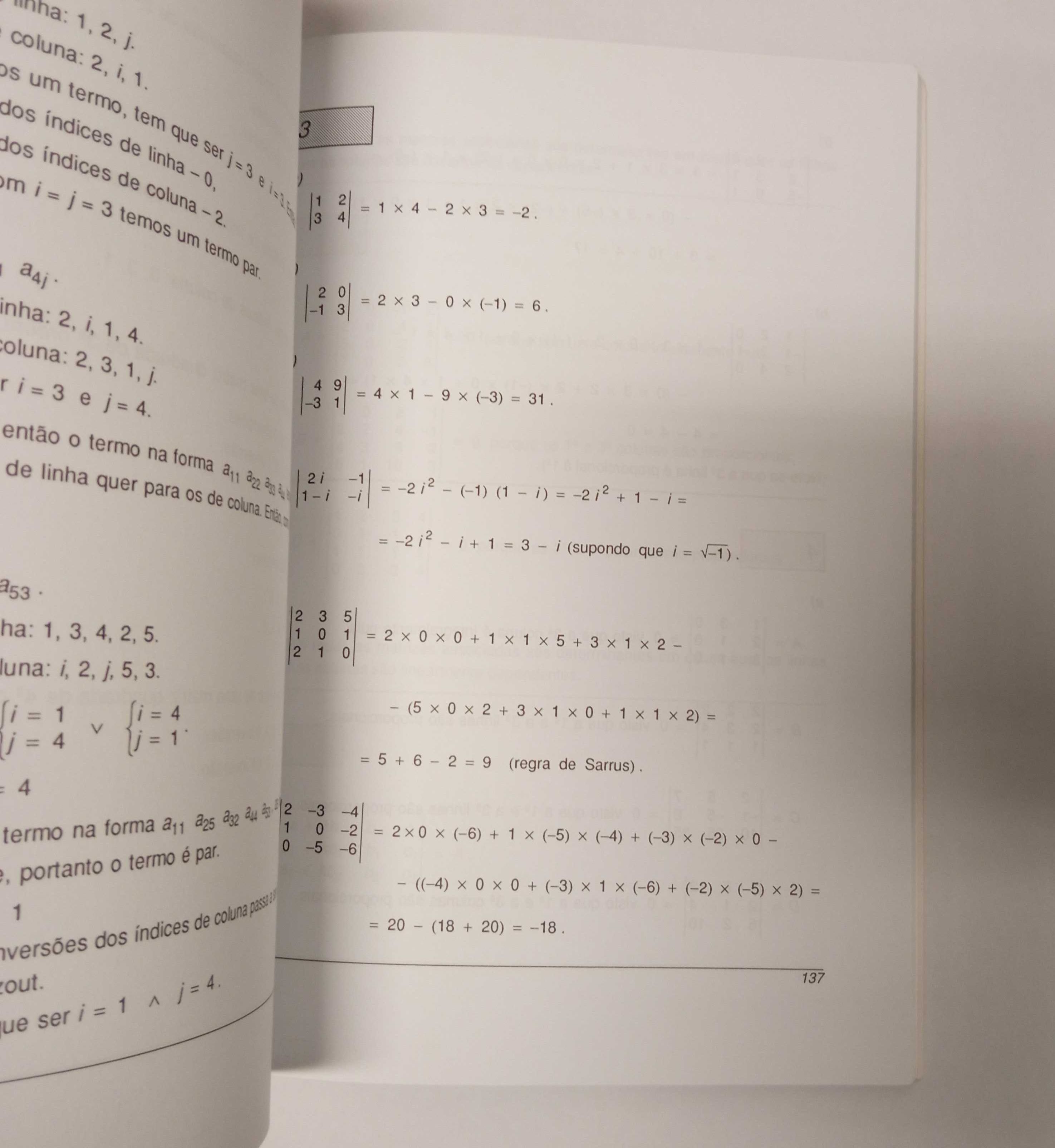 Álgebra Linear - exercícios, de Manuel Alberto Ferreira