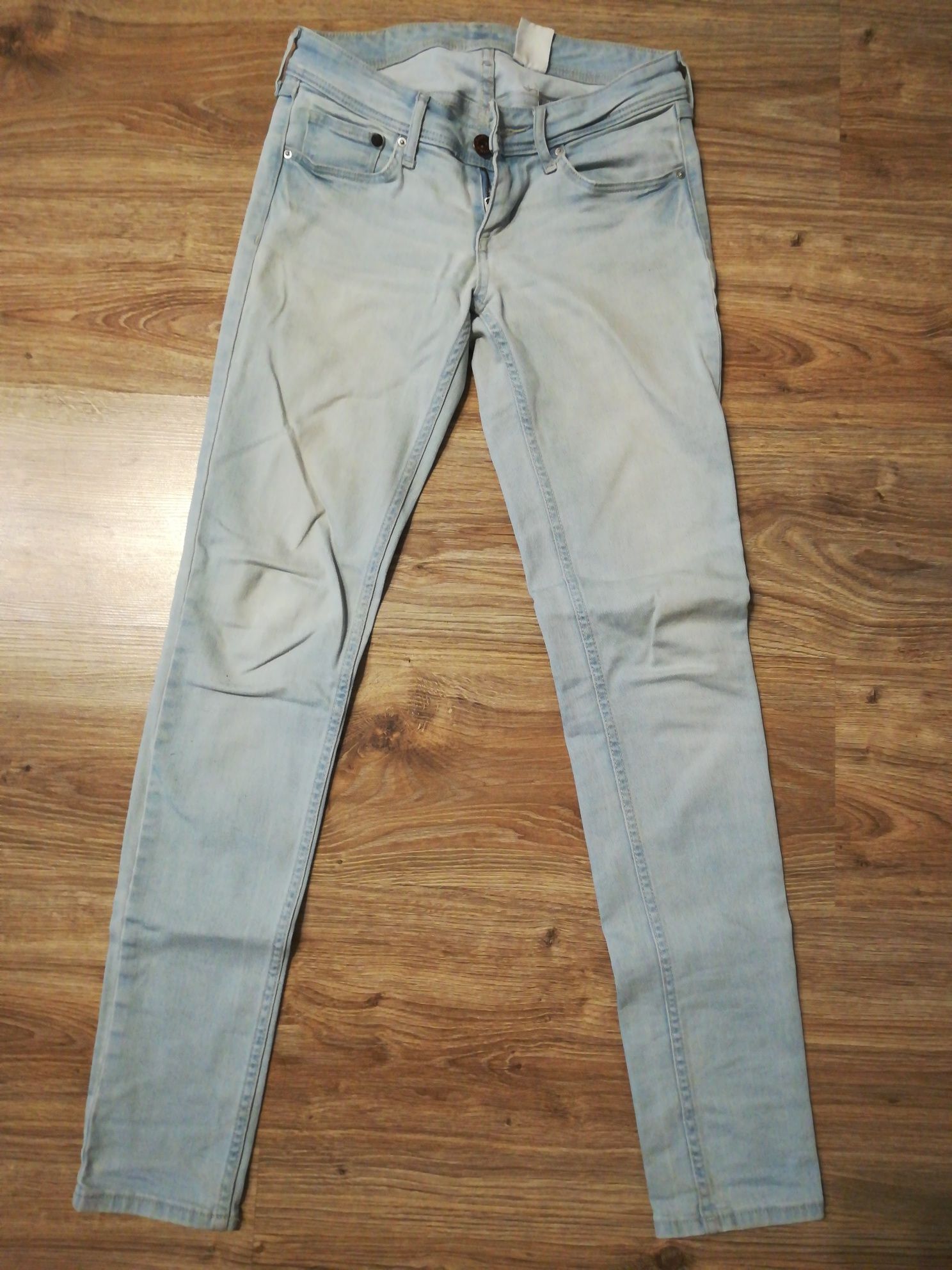 Jasne jeansy, rozmiar xs