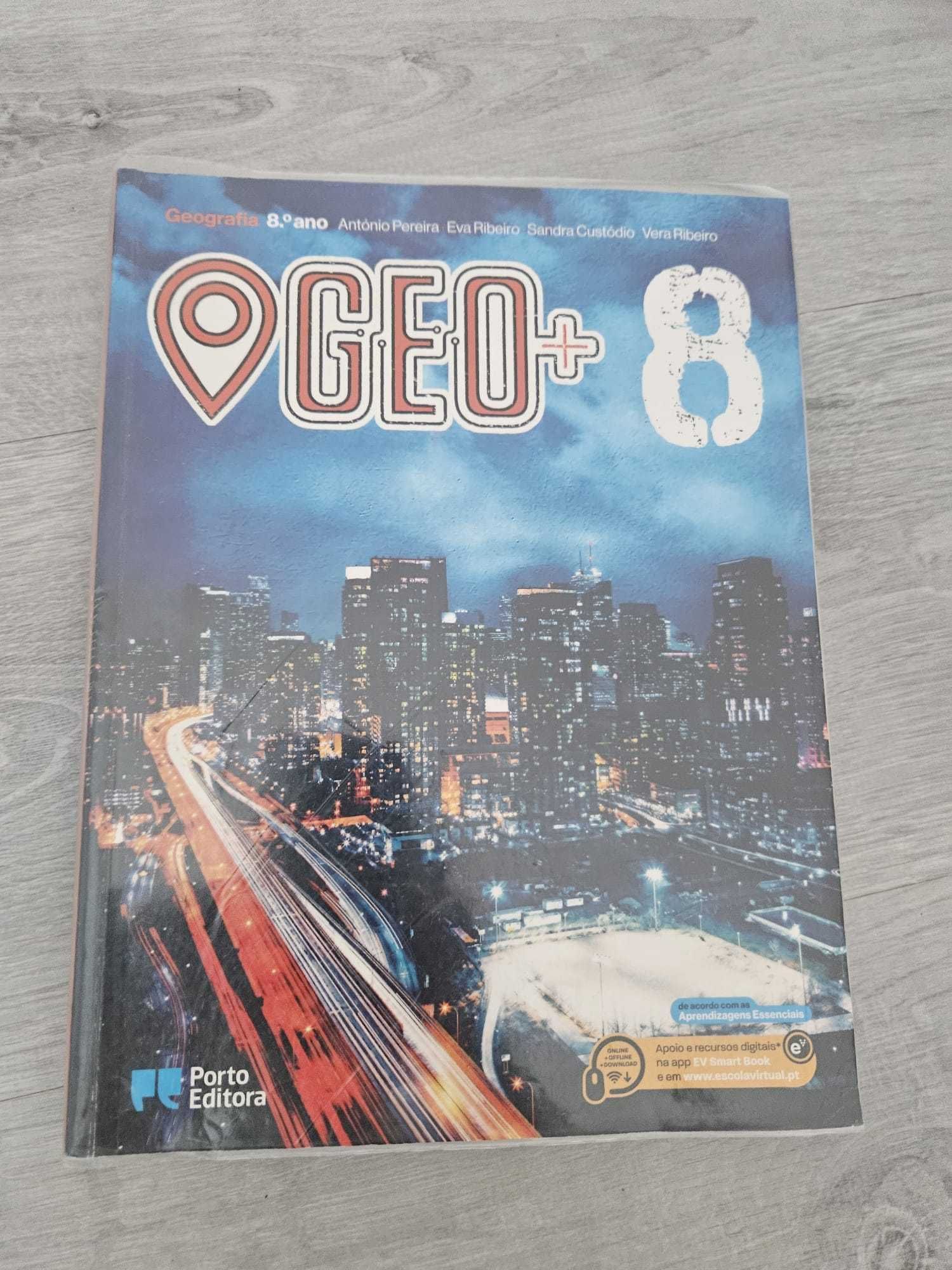 Conjunto GEO+ 8.º Ano — Geografia: Manual + Caderno