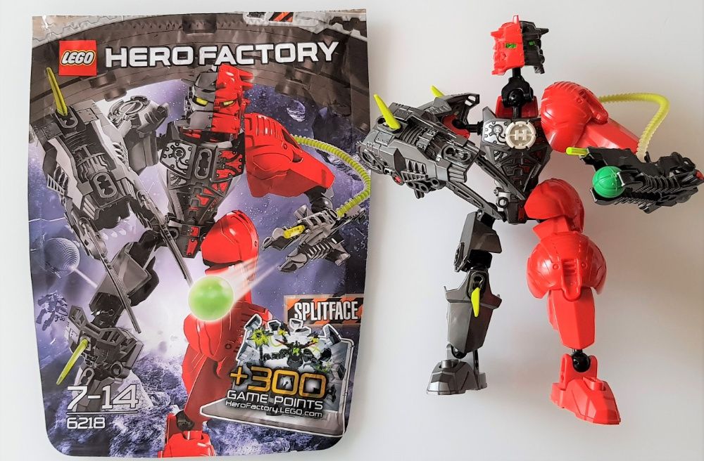 Klocki LEGO SPLITFACE hero factory Robot Heros