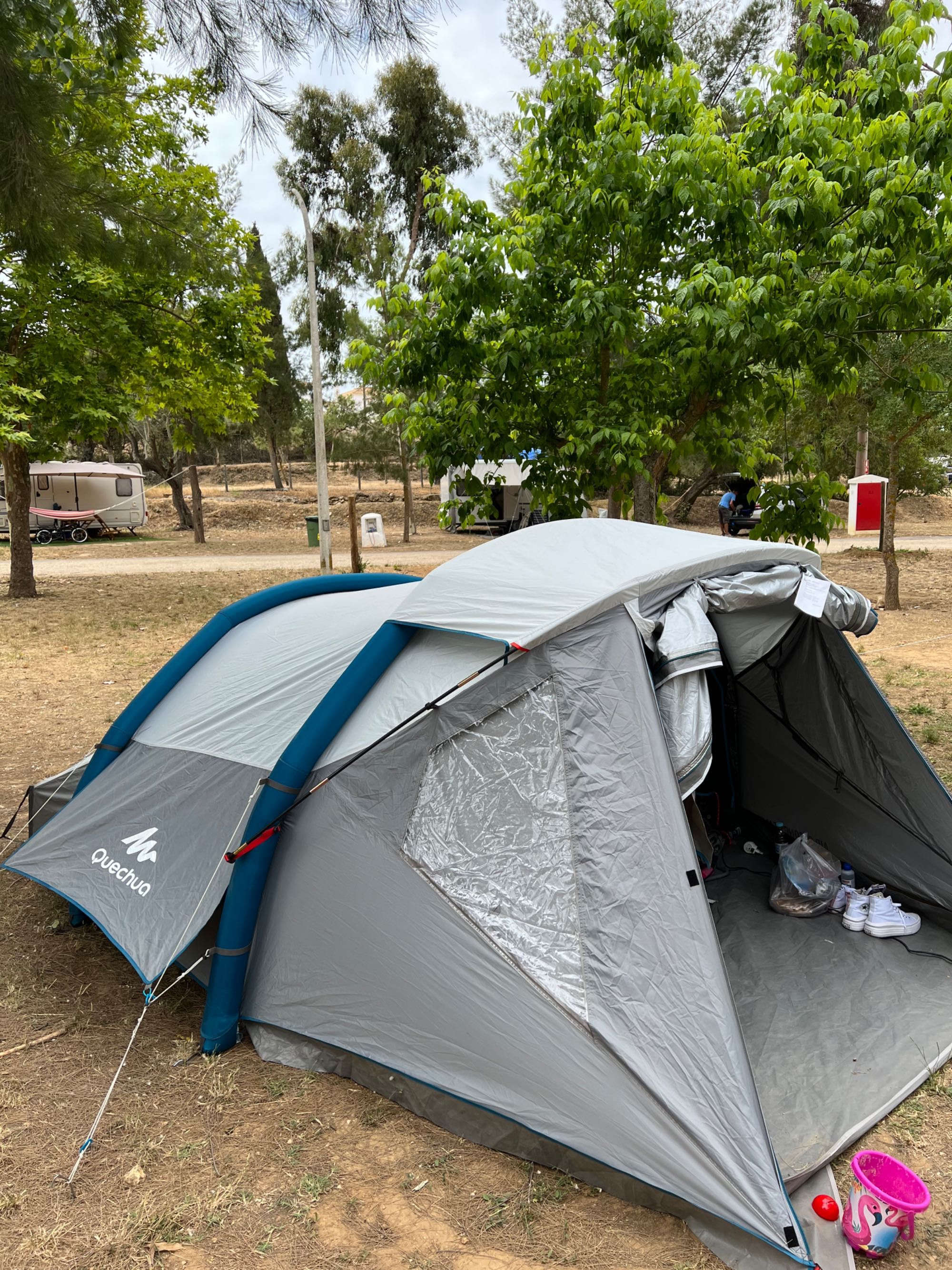 Tenda para 4 fresh black air seconds quechua