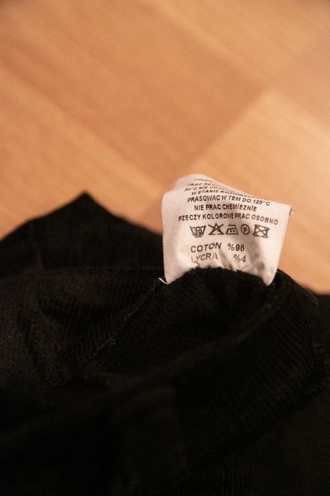 Бріджі чорні вельвет