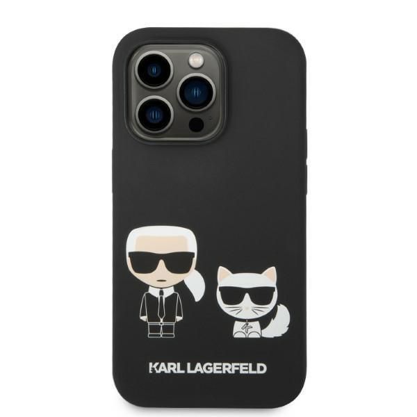 Etui Karl Lagerfeld iPhone 14 Pro Max Liquid Silicone Magsafe - Czarny