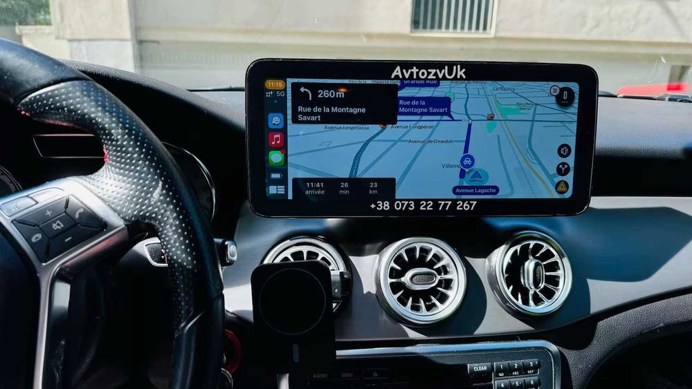 Дисплей Mercedes CLA w246 w176 w117 GLA w156 x156 CarPlay Android 14