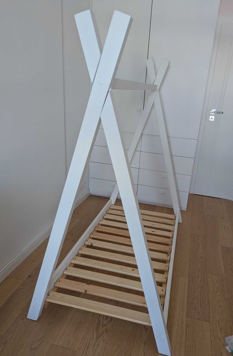Łóżeczko tipi domek białe 140x70