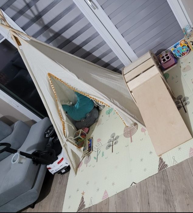 Tipi namiot baza dla dzieci beżowy