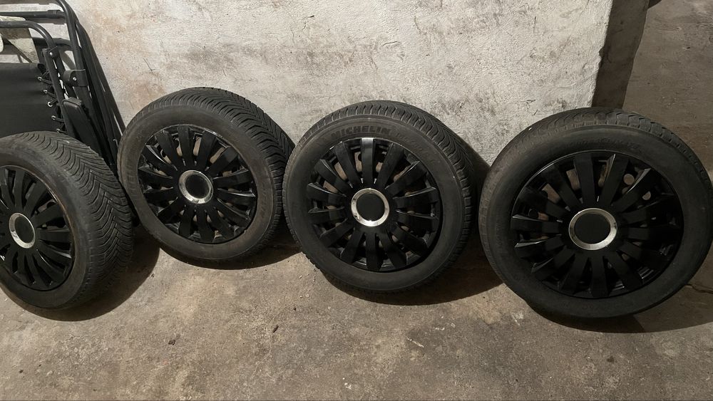 Michelin crossclimate 185/60 R15+stalowka 4x100 + kołpak