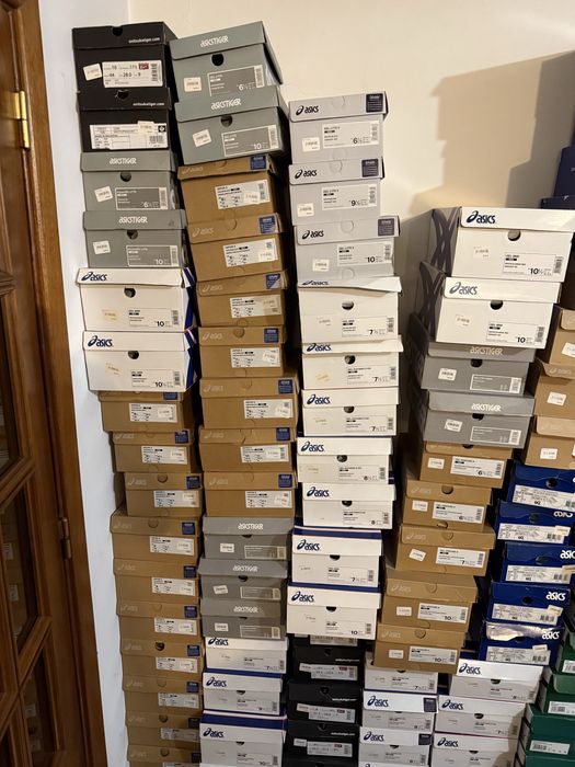 Lote Asics 200 pares sapatilhas original