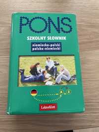 Szkolny słownik niemiecko-polski polsko-niemiecki Pons