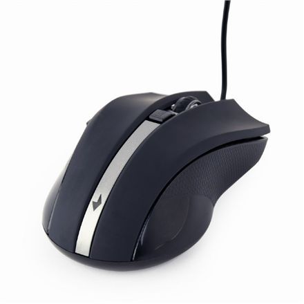 mysz g-laser gembird mus-gu-02 przewodowa usb czarna