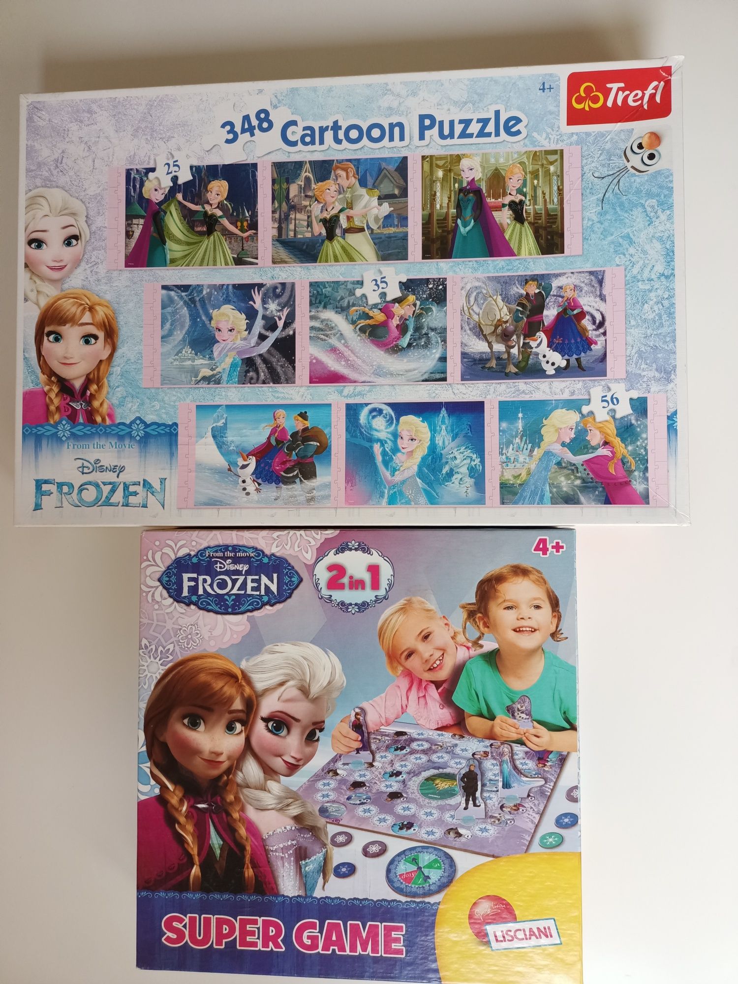 Gra puzzle Kraina Lodu Frozen Anna i Elsa Trefl