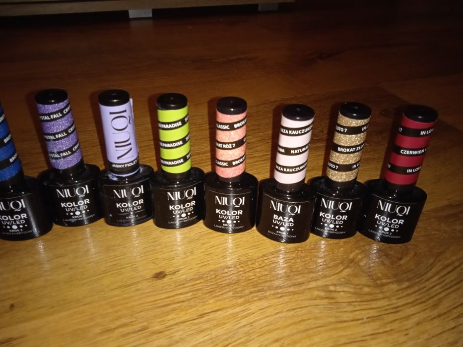 Lakiery NIUQI klasyki i brokaty
