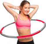 Hula Hoop z pianką Swingfit składane do fitness SPP416