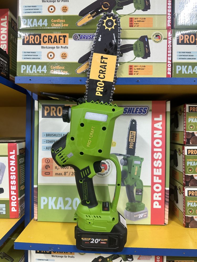 Цепная акумуляторная пила Procraft Pka 20