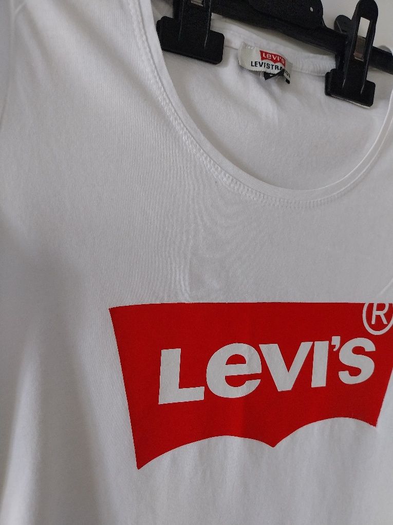T-shirt koszulka biała Levi's S/M