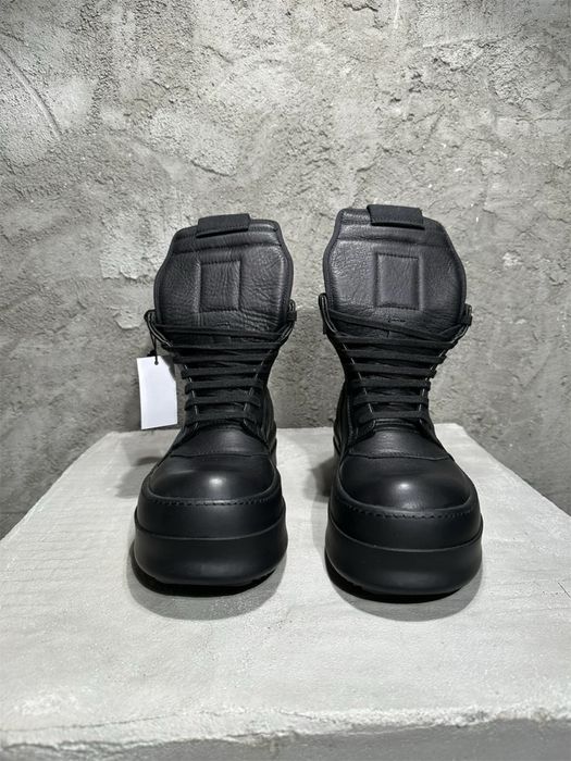 Rick Owens Geobasket Double Bumper/Megabumper Black/Преміум якість!