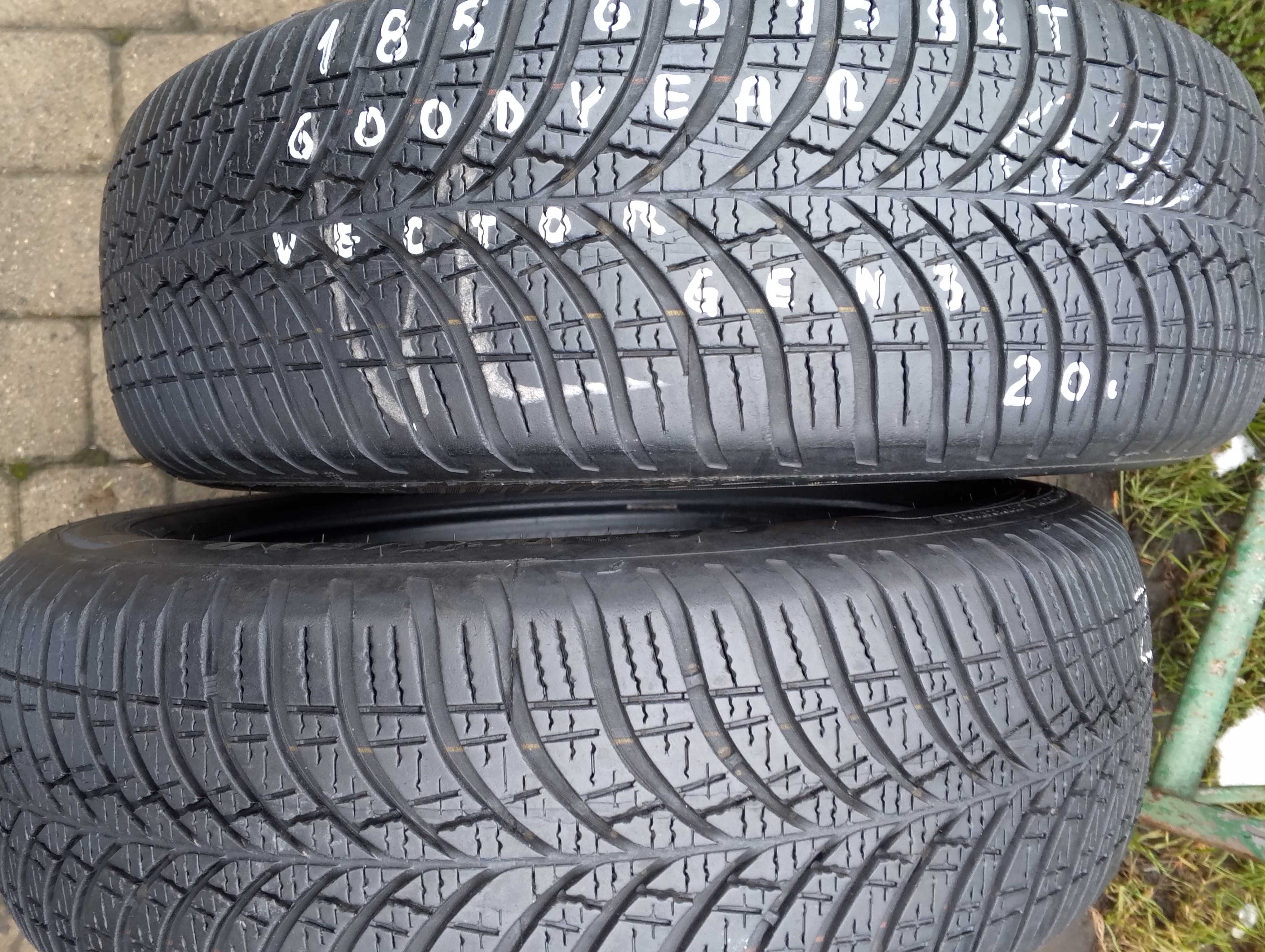 opony 2szt.185/65/15 Goodyear Vector 2020 rok