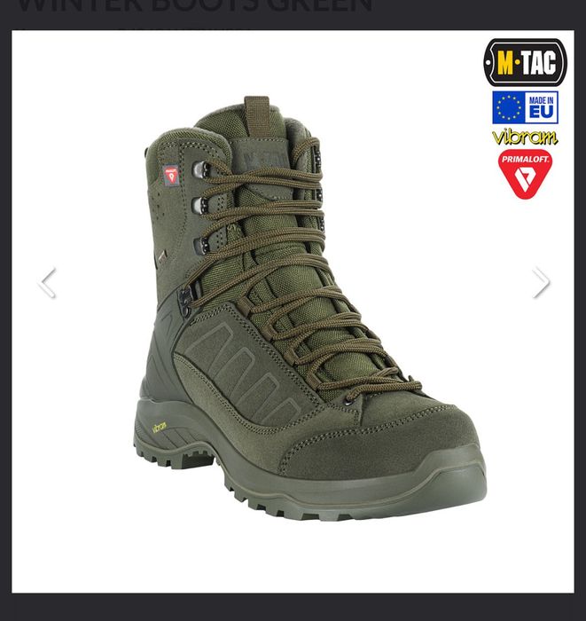 M-TAC ботинки TACTICAL WINTER Boots green