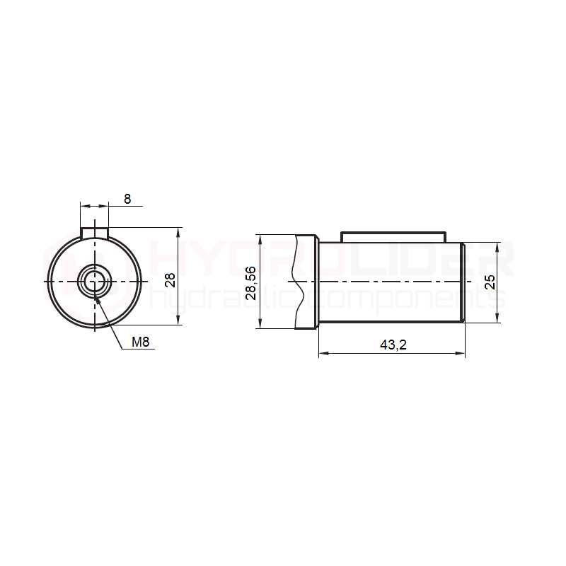 Silnik hydrauliczny BMR 80 WC25