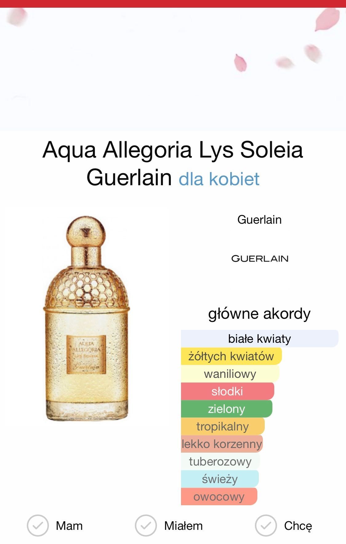 Perfumy lys soleia guerlain