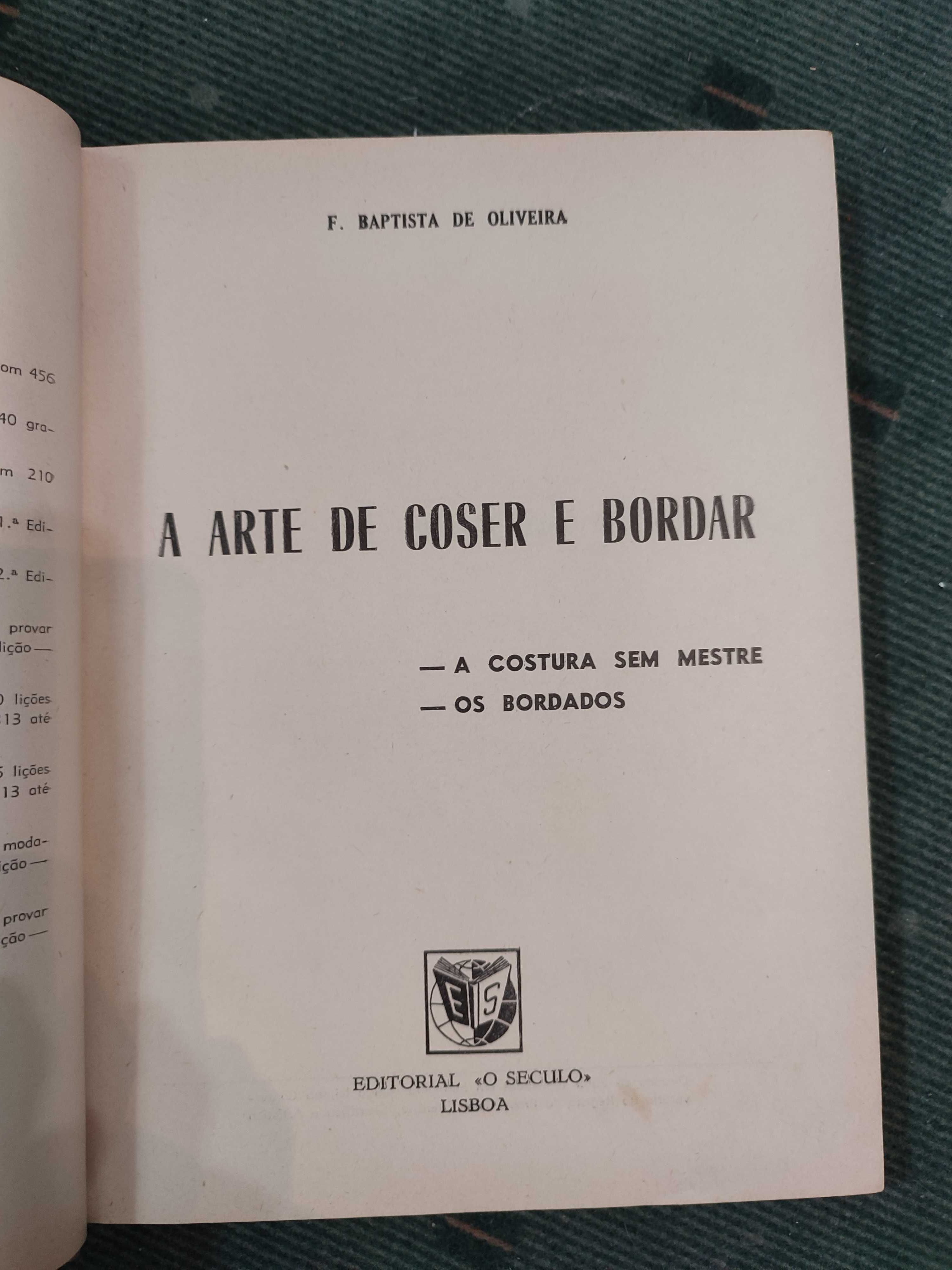 A Arte de Coser e Bordar - F. Baptista de Oliveira