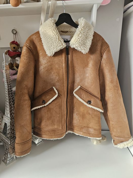 Kurtka pilotka z futerkiem rozm S uniseks