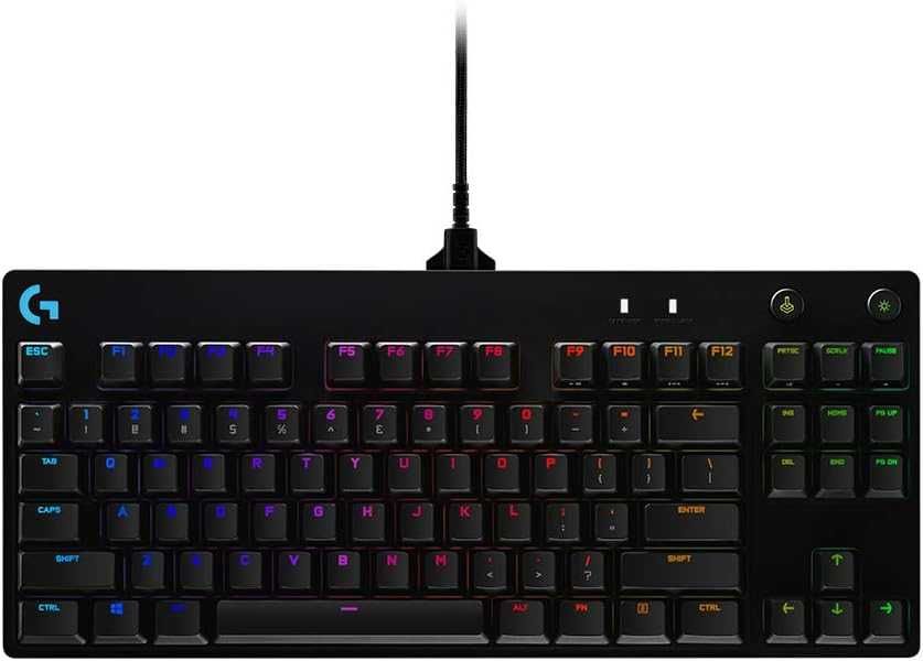 Logitech G PRO Teclado Mecânico TKL Gaming RGB Switch GX Blue