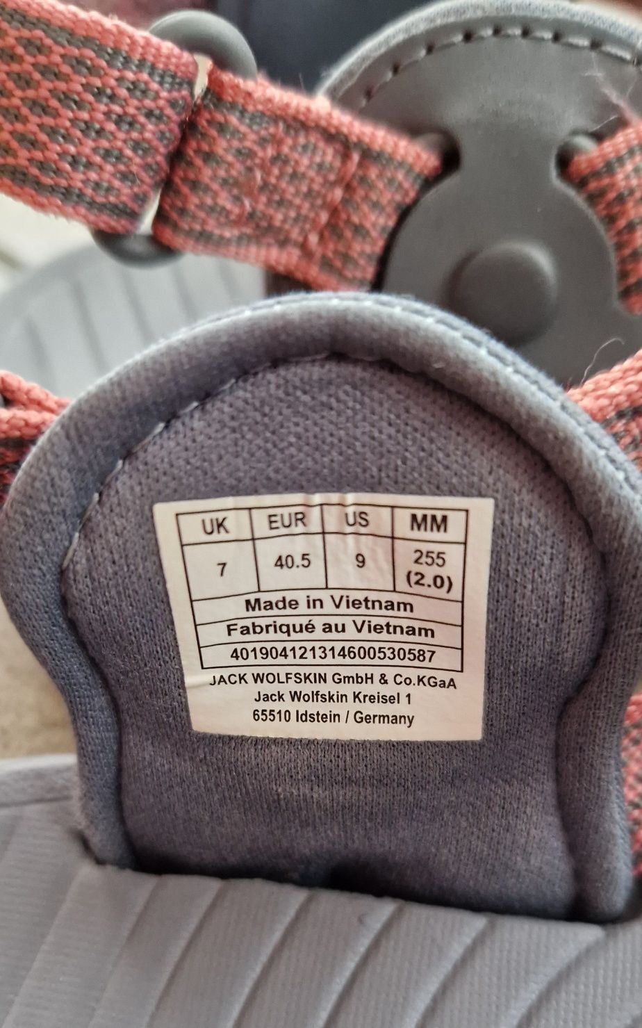 Sandaly jack wolfskin 40,5