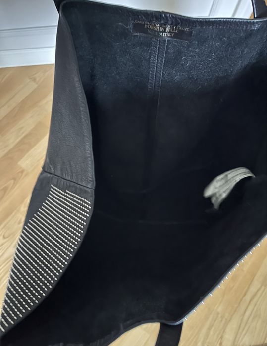 Велика шкіряна сумка