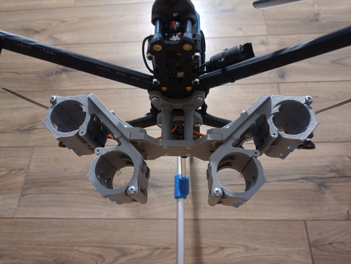 Скид система скиду для FPV дрону на 30-100мм 2-4-8х вог-17 мк19 РПГ