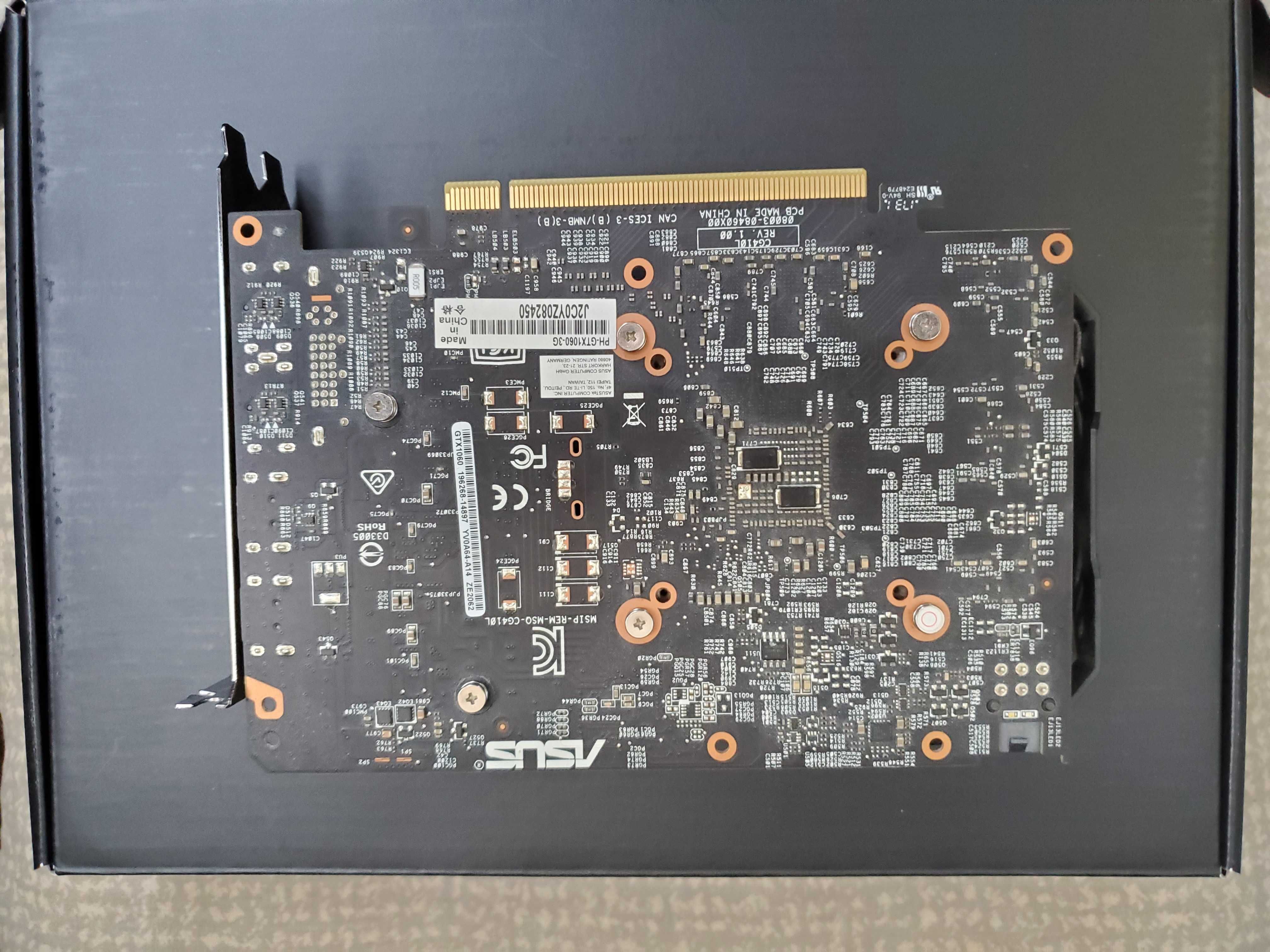 Відеокарта Asus GeForce GTX 1060 Phoenix 3GB