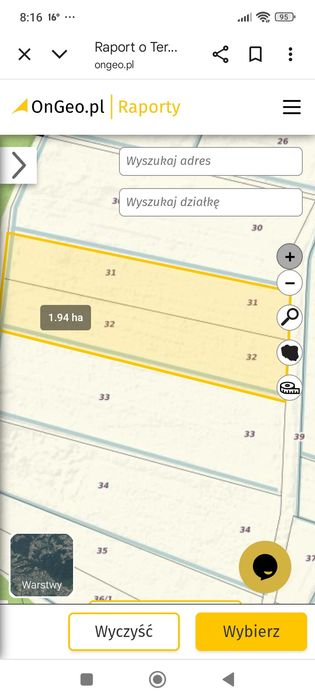 Pilnie sprzedam pole ( łąka)