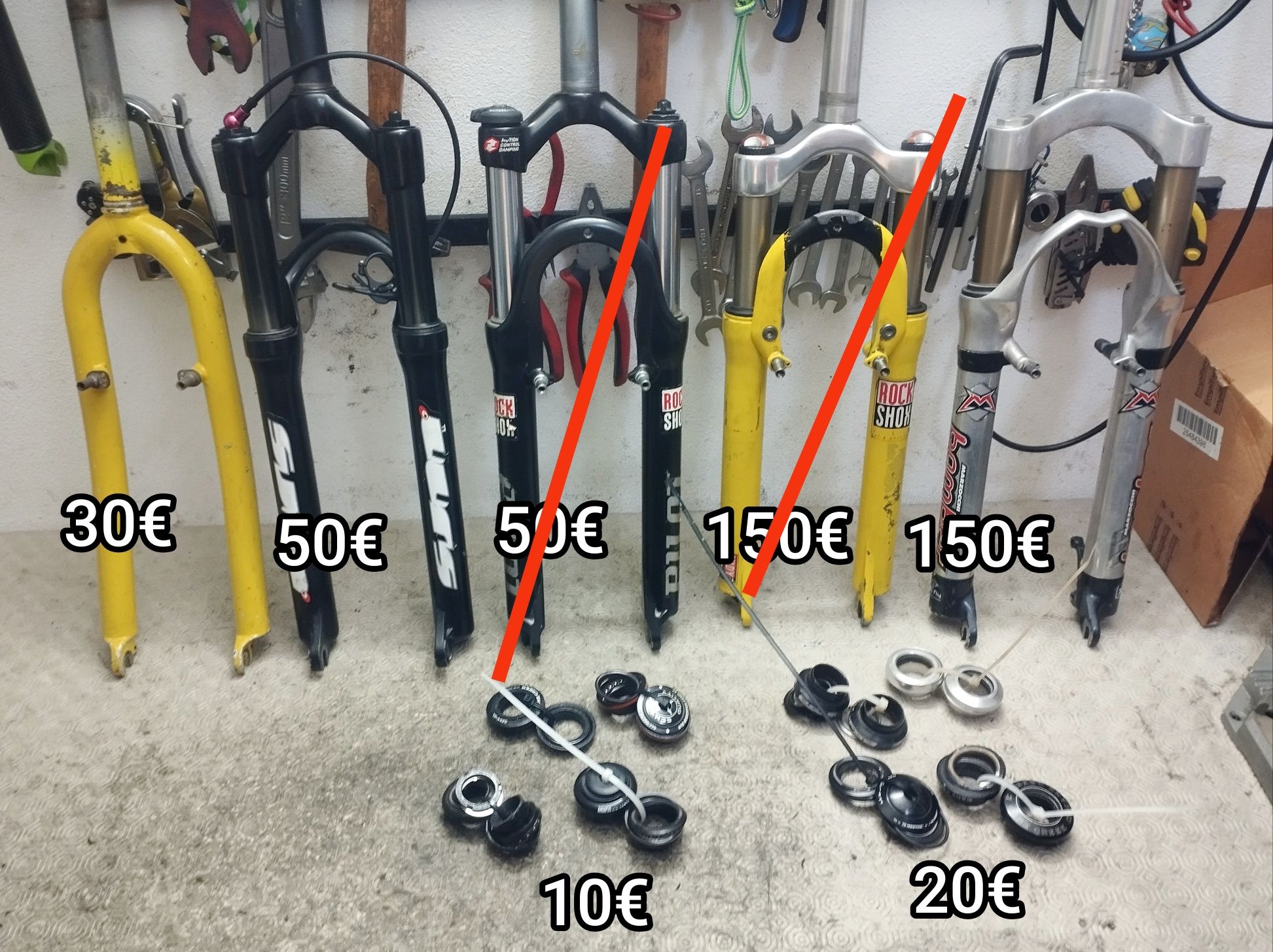 SKOTCH’s Bikes Garage... Peças, pecinhas e um monte de parafusos!!!