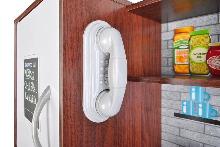 Детская деревянная кухня +световыми и звуковыми эффектами Дитяча кухня