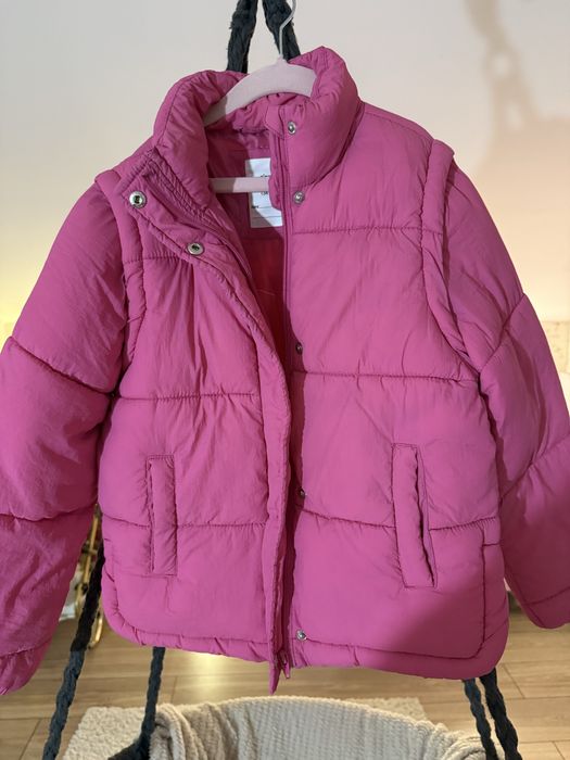 Kurtka rozowa 134 sinsay kamizelka