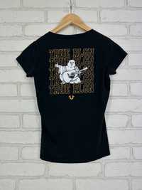 T-shirt true religion buddha love slim v neck