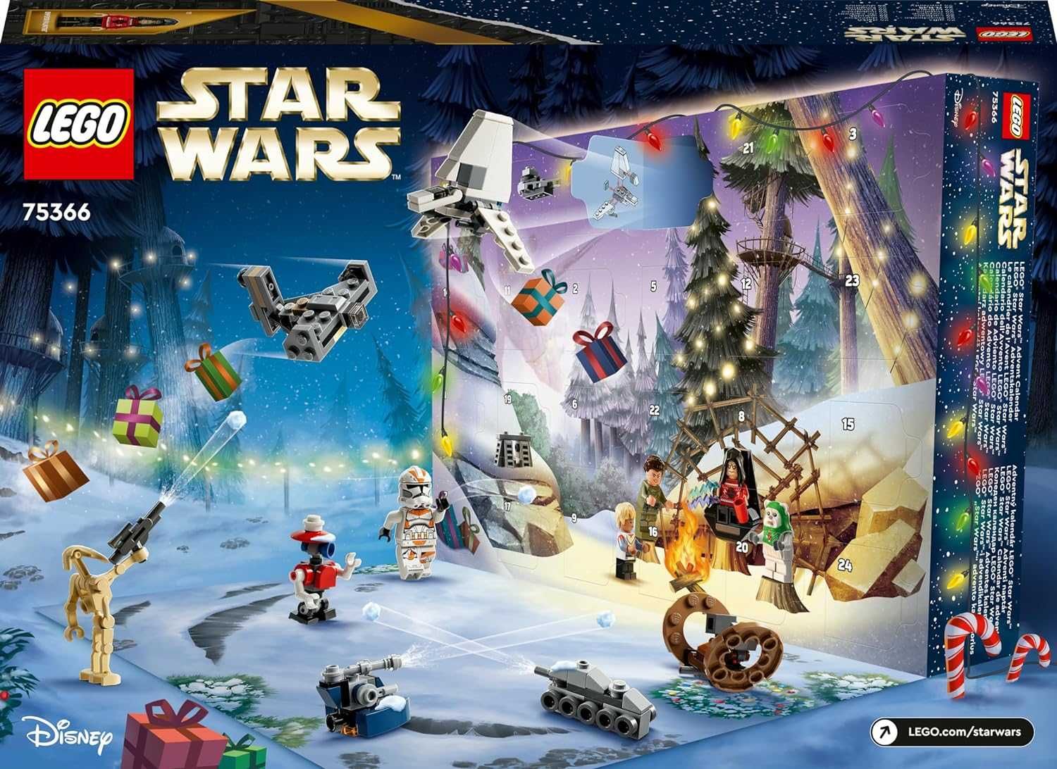 Lego Star Wars 2023 Kalendarz Adwentowy 75366 Zestaw prezent