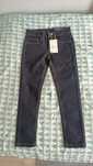 R. 128 spodnie jeansowe dżinsy ciemno granatowe skinny