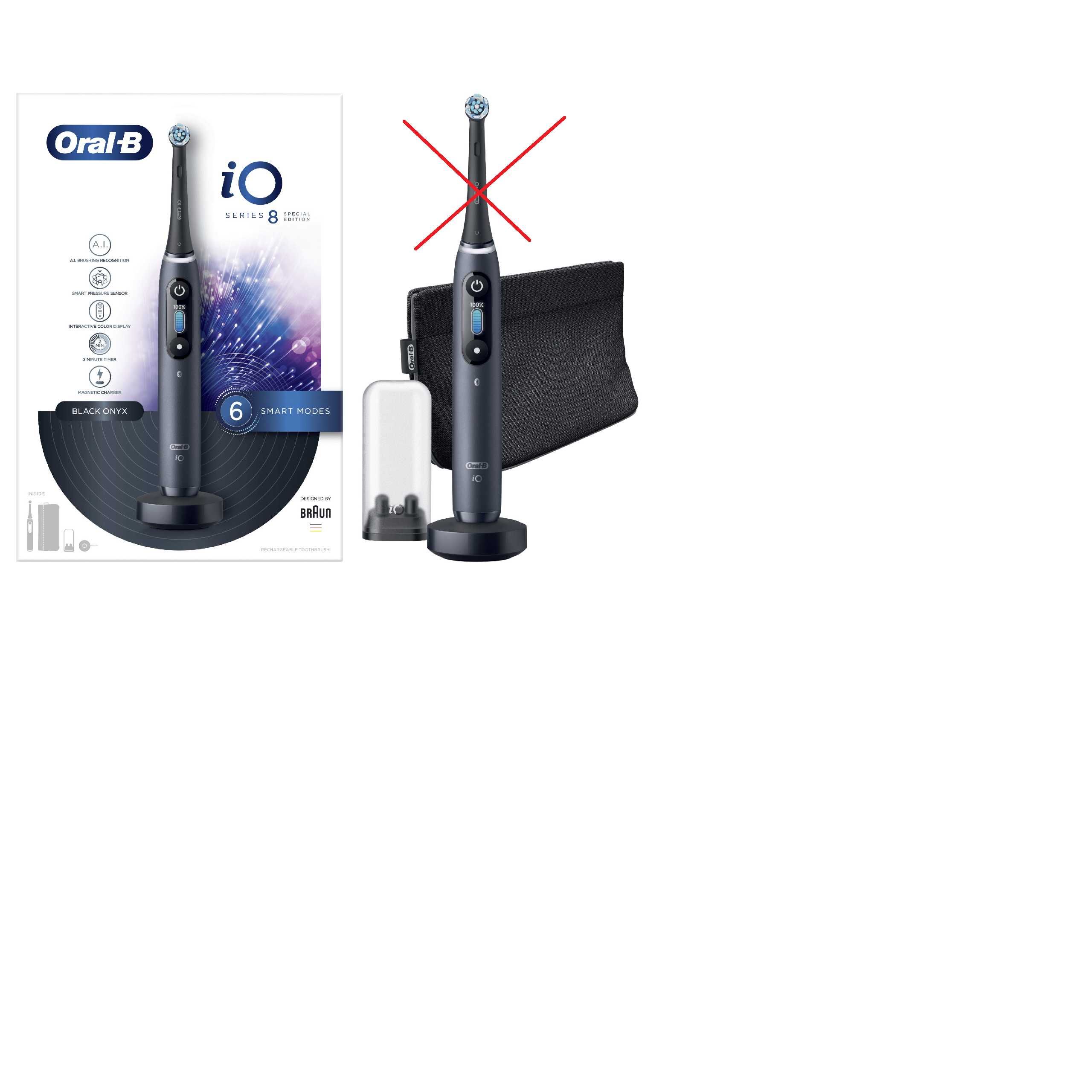 Szczoteczka magnetyczna Oral-B series iO8 Black