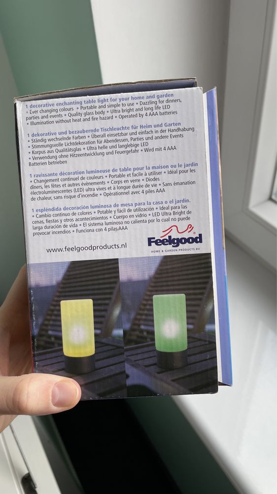 Castorama lampka zmieniająca kolory