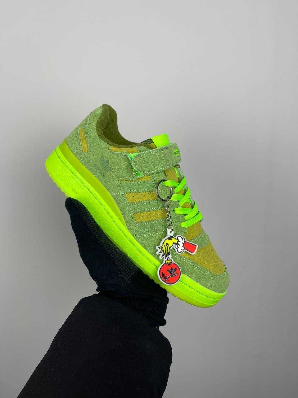 Жіночі кросівки Adidas Forum Low The Grinch Green HP6772 (36-40 р.)