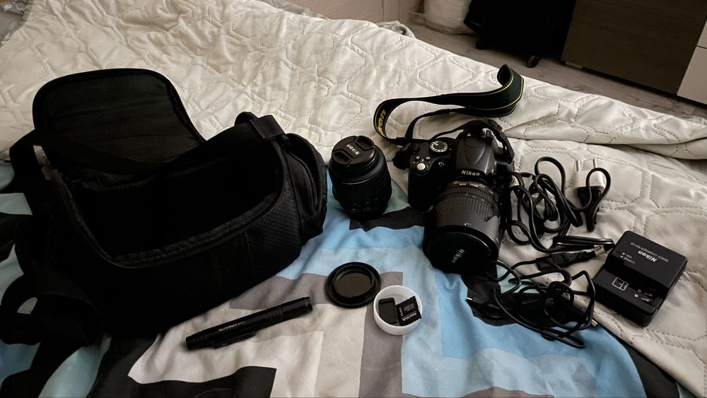 Nikon D5000 + обʼєктиви