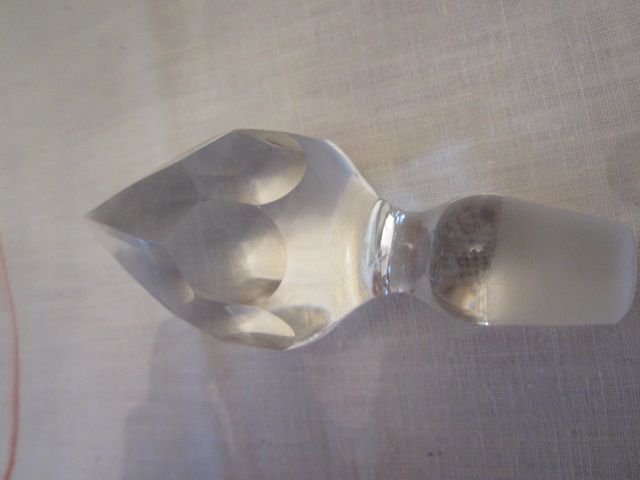 Par de Garrafas Cristal Lapidado